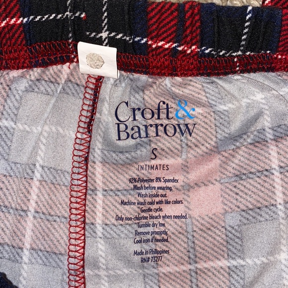 Holiday Pajama Set Sz Small by Croft & Barrow Jammies for your families! - Picture 9 of 11